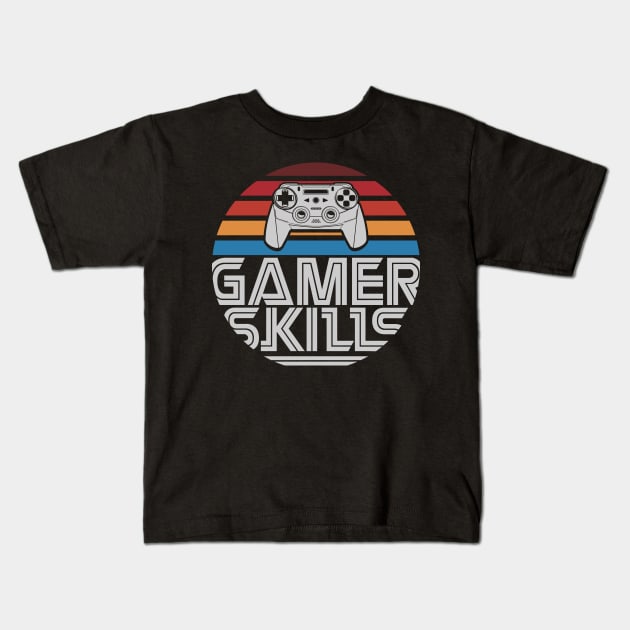 Gamer Skills Kids T-Shirt by Made In Kush